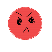 angry face drawing by pett3r in Artbitrator