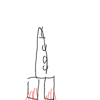 rocket ship drawing by guest-ku9vw0qem in Artbitrator