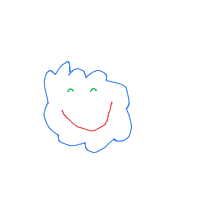 cloud with face drawing by guest-ynuvl2x5e in Artbitrator