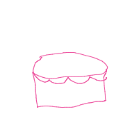 birthday cake drawing by guest-ynuvl2x5e in Artbitrator