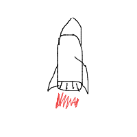 rocket ship drawing by guest-xnfq2he4g in Artbitrator