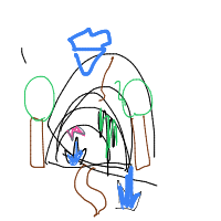 crystal cave drawing by player-5b712s4kx in Artbitrator