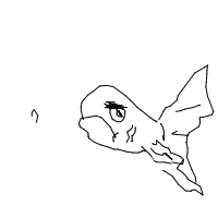 grumpy fish drawing by guest-7mmrhminq in Artbitrator