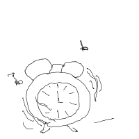 alarm clock ringing drawing by guest-jhdphkc4y in Artbitrator