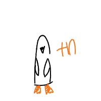 excited penguin drawing by guest-zij45orlk in Artbitrator