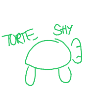 shy turtle drawing by guest-zij45orlk in Artbitrator