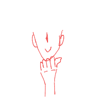 hand on chin drawing by guest-j7hmj6mfj in Artbitrator