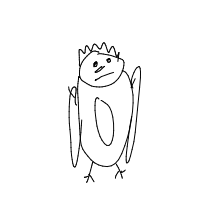 confused owl drawing by ultraclash in Artbitrator