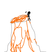 volcano sacrifice drawing by guest-xwj78wyg0 in Artbitrator