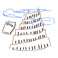 tower of babel drawing by guest-sg0ruaics in Artbitrator