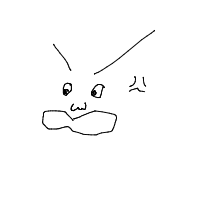 angry face drawing by guest-p4v8gqbku in Artbitrator