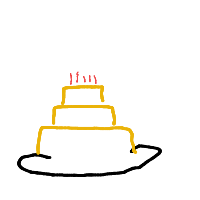 birthday cake drawing by guest-p4v8gqbku in Artbitrator