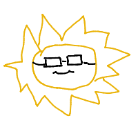 sun wearing sunglasses drawing by guest-7fgjqvshg in Artbitrator