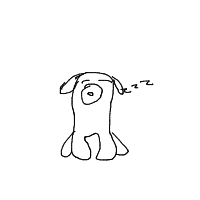 sleepy dog drawing by guest-4xpk2b3sd in Artbitrator