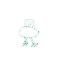 happy frog drawing by guest-4xpk2b3sd in Artbitrator