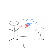 throwing water balloon drawing by guest-d5hm5nfui in Artbitrator