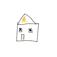 haunted house drawing by guest-cghitnjwx in Artbitrator