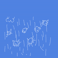 raining cats and dogs drawing by guest-5w4kp9asq in Artbitrator