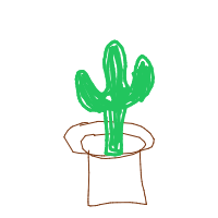 dancing cactus drawing by guest-h7hacfamo in Artbitrator