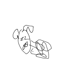 sleepy dog drawing by guest-85h60rrqk in Artbitrator