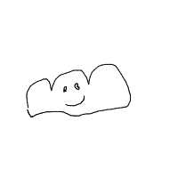 cloud with face drawing by guest-nj8fy10cv in Artbitrator