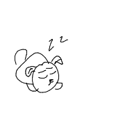 sleepy dog drawing by ol3f in Artbitrator