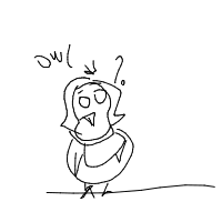 confused owl drawing by ol3f in Artbitrator