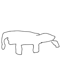 elephant with a hat drawing by helloguuu in Artbitrator