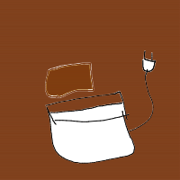 bread in toaster ejecting drawing by kkat7 in Artbitrator