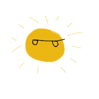 sun wearing sunglasses drawing by guest-lvp251mp7 in Artbitrator
