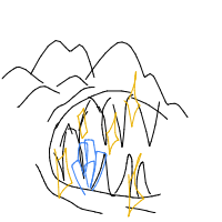 crystal cave drawing by player-jbriv7hi3 in Artbitrator