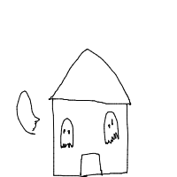 haunted house drawing by guest-wkn8i2jlv in Artbitrator