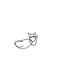 sleeping cat drawing by guest-9mtpyikuz in Artbitrator