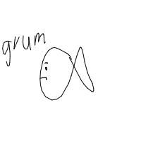grumpy fish drawing by guest-anwsivtri in Artbitrator