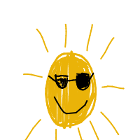 sun wearing sunglasses drawing by guest-9ulu3zz2r in Artbitrator