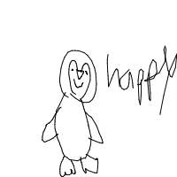 excited penguin drawing by guest-anwsivtri in Artbitrator