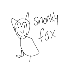 sneaky fox drawing by guest-anwsivtri in Artbitrator