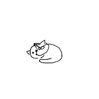 sleeping cat drawing by guest-jilqghsqv in Artbitrator