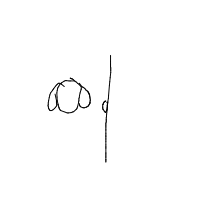 dog waiting at door drawing by guest-xyosyu9t0 in Artbitrator