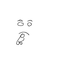 sad face drawing by kosidil735 in Artbitrator