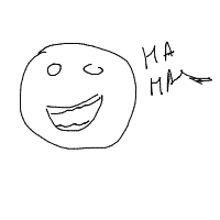 laughing drawing by kosidil735 in Artbitrator