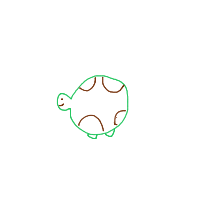 turtle with glasses drawing by guest-h9otrupmb in Artbitrator