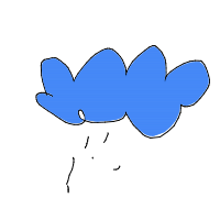rain cloud drawing by kosidil735 in Artbitrator