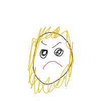 angry face drawing by guest-adyqymli2 in Artbitrator