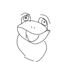 happy frog drawing by ol3f in Artbitrator