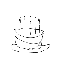 birthday cake drawing by guest-xkkf3ogl3 in Artbitrator