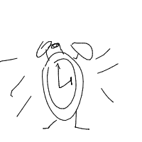 alarm clock ringing drawing by guest-xkkf3ogl3 in Artbitrator