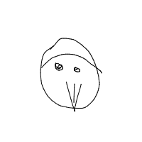 excited penguin drawing by ol3f in Artbitrator