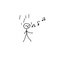 singing in shower drawing by jojoieeee in Artbitrator