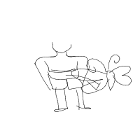 butterflies in stomach drawing by panther in Artbitrator